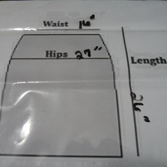 Honey & Lace Colorful Floral Lined Stretch Skirt - Size XL - Picture 7 of 7